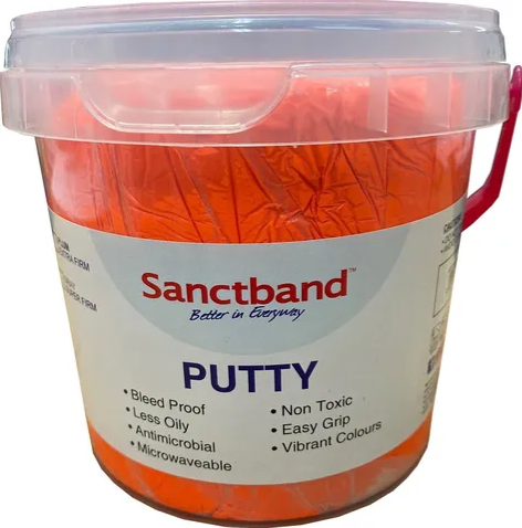 Sanctband Therapie-Knetmasse | Orange - leicht | 2 kg
